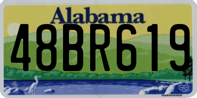 AL license plate 48BR619