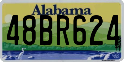 AL license plate 48BR624