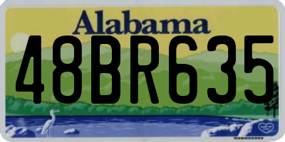 AL license plate 48BR635