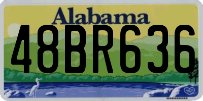 AL license plate 48BR636
