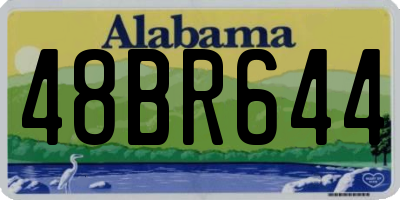 AL license plate 48BR644