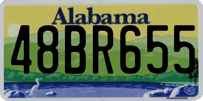 AL license plate 48BR655