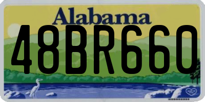 AL license plate 48BR660