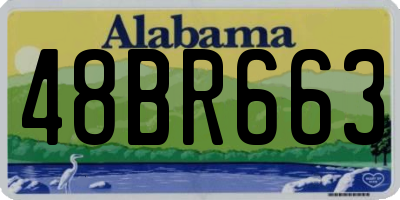 AL license plate 48BR663