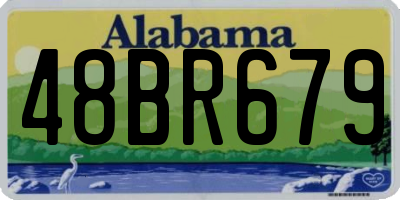 AL license plate 48BR679
