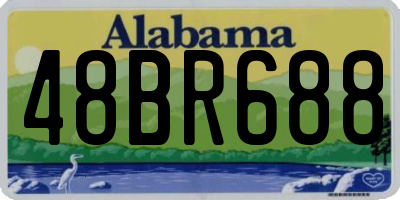 AL license plate 48BR688