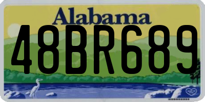 AL license plate 48BR689