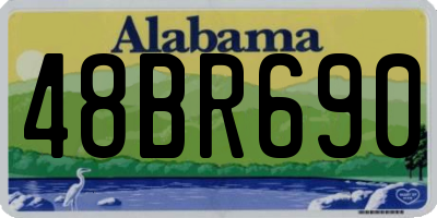 AL license plate 48BR690