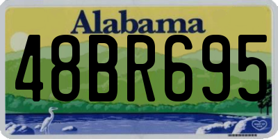 AL license plate 48BR695