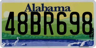 AL license plate 48BR698