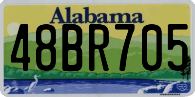 AL license plate 48BR705
