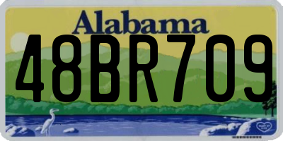 AL license plate 48BR709