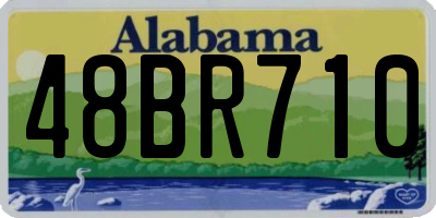 AL license plate 48BR710