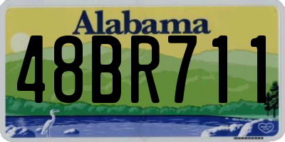 AL license plate 48BR711