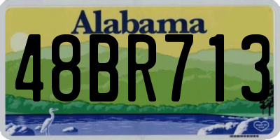 AL license plate 48BR713