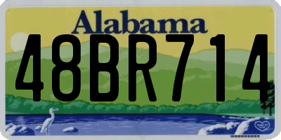 AL license plate 48BR714
