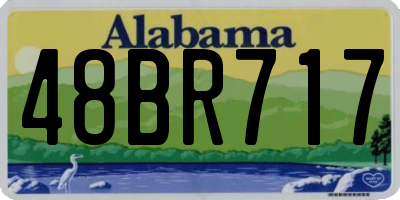 AL license plate 48BR717