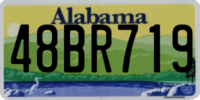 AL license plate 48BR719