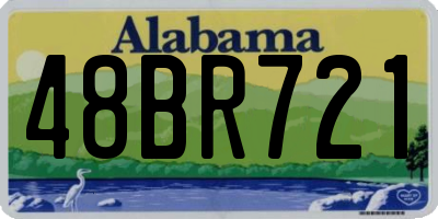 AL license plate 48BR721