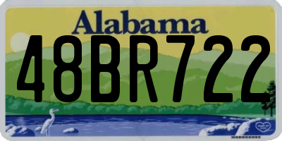 AL license plate 48BR722