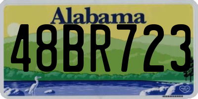 AL license plate 48BR723