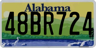 AL license plate 48BR724