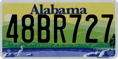 AL license plate 48BR727