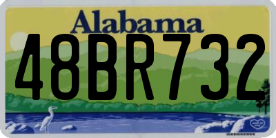 AL license plate 48BR732