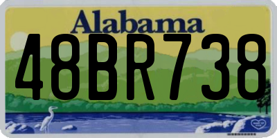 AL license plate 48BR738
