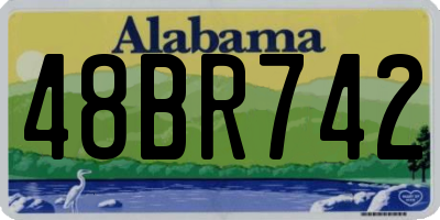 AL license plate 48BR742