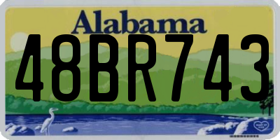 AL license plate 48BR743