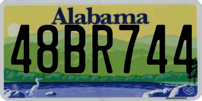 AL license plate 48BR744