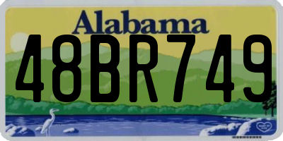 AL license plate 48BR749