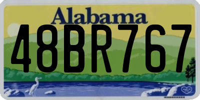 AL license plate 48BR767