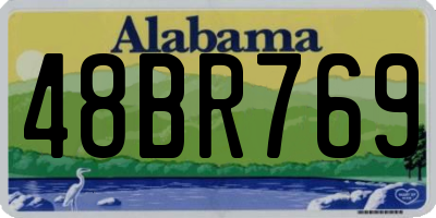 AL license plate 48BR769