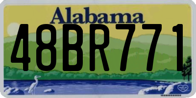 AL license plate 48BR771