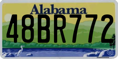 AL license plate 48BR772