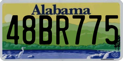 AL license plate 48BR775