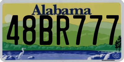 AL license plate 48BR777