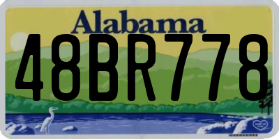 AL license plate 48BR778