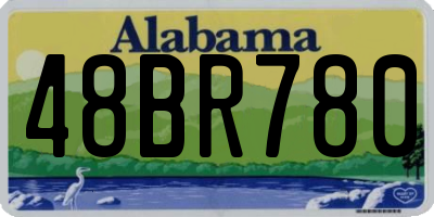AL license plate 48BR780