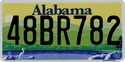 AL license plate 48BR782