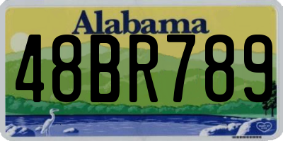 AL license plate 48BR789