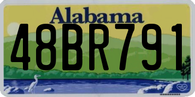AL license plate 48BR791