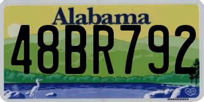 AL license plate 48BR792