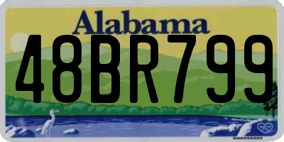 AL license plate 48BR799