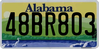 AL license plate 48BR803