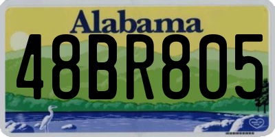 AL license plate 48BR805
