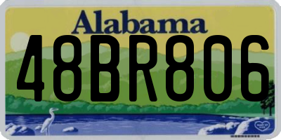 AL license plate 48BR806