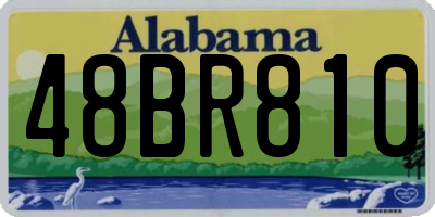 AL license plate 48BR810